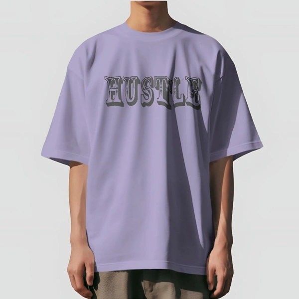 ZAKYO Hustle Lavenders Oversized t-shirt - S