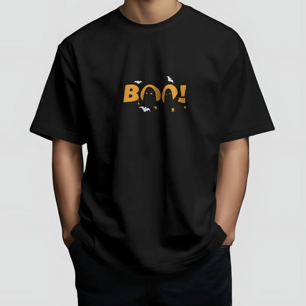 ZAKYO Boo! Black Oversized t-shirt - S