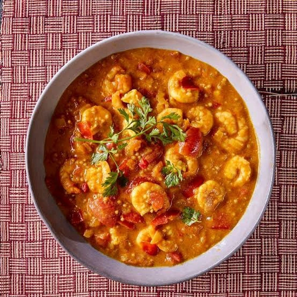 Prawns Currry - Full Plate