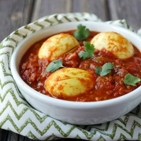 Double Egg Curry - Full Plate