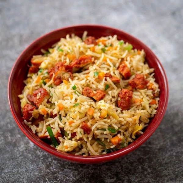 Double Egg Chicken Fried Rice - Half Plate