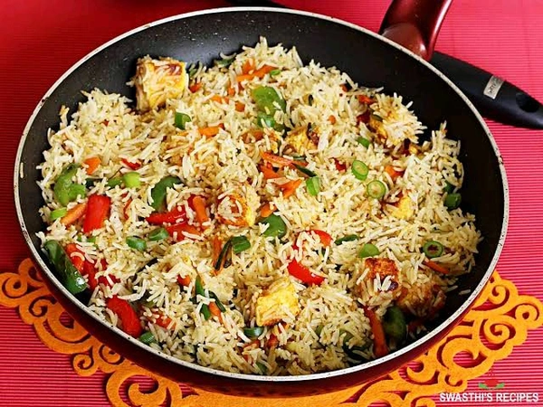 Paneer Fried Rice - Half Plate