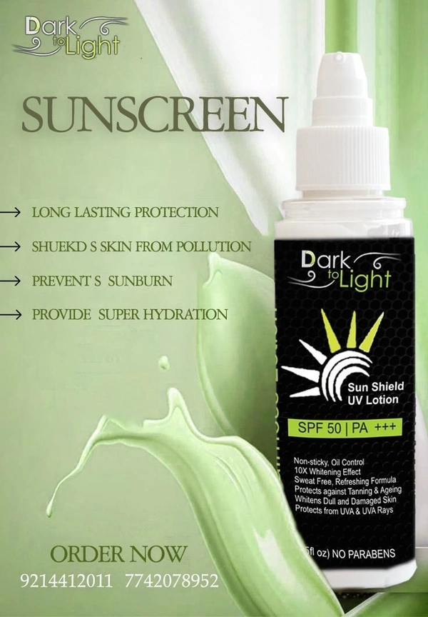 Dark to Light Sun Screen 120ml