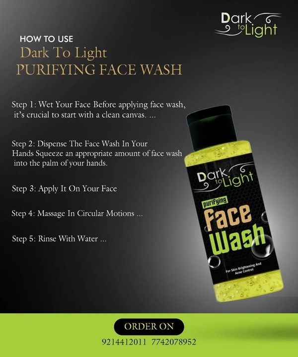 Dark to Light Facewash-100ml