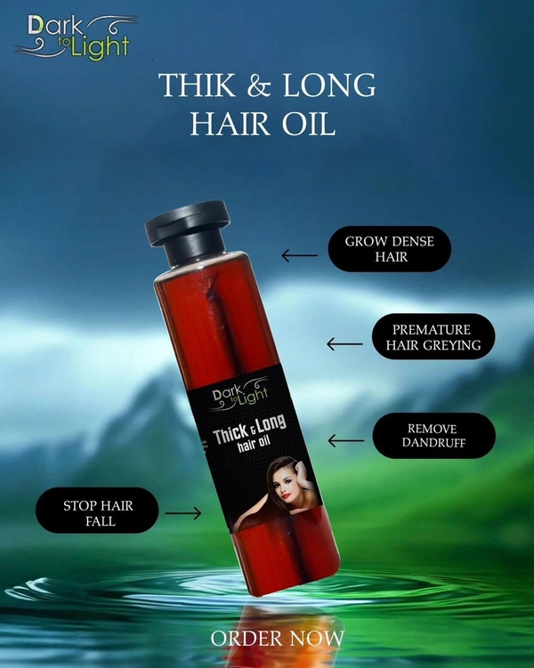 Dark to Light Hair Oil 200ml