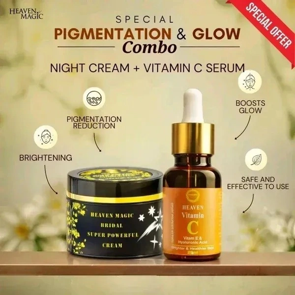 SPECIAL Pigmentation & Glow Combo | Night Cream + Vitamin C Serum