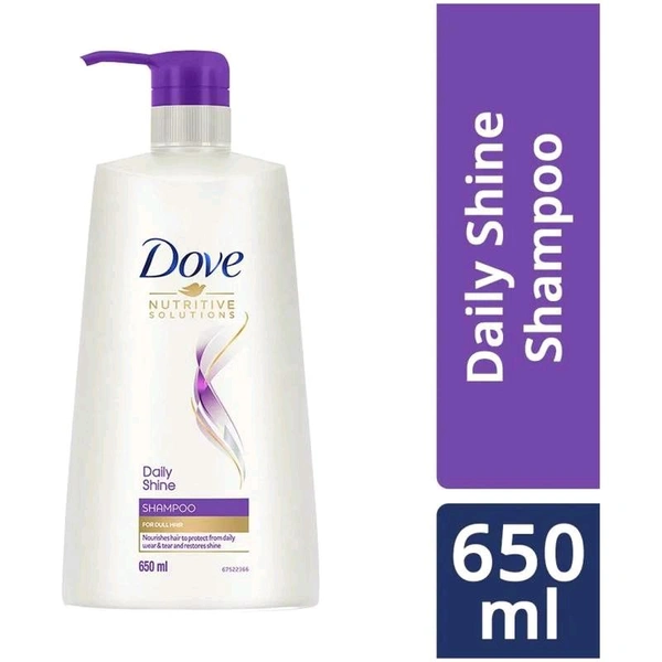 Dove Nutritive Solution Daily Shine Shampoo 650ml - 650ml
