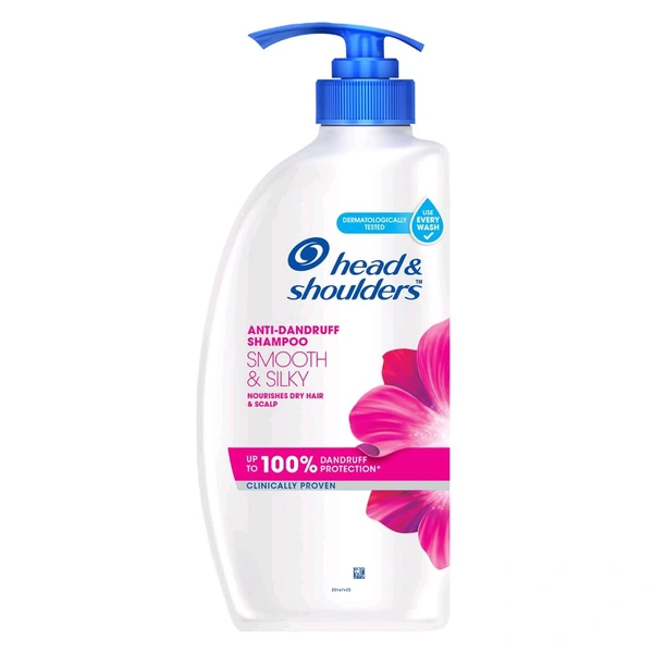 Head & Shoulder Smooth &Silky Anti Dandruff Shampoo 650ml  - 650ml