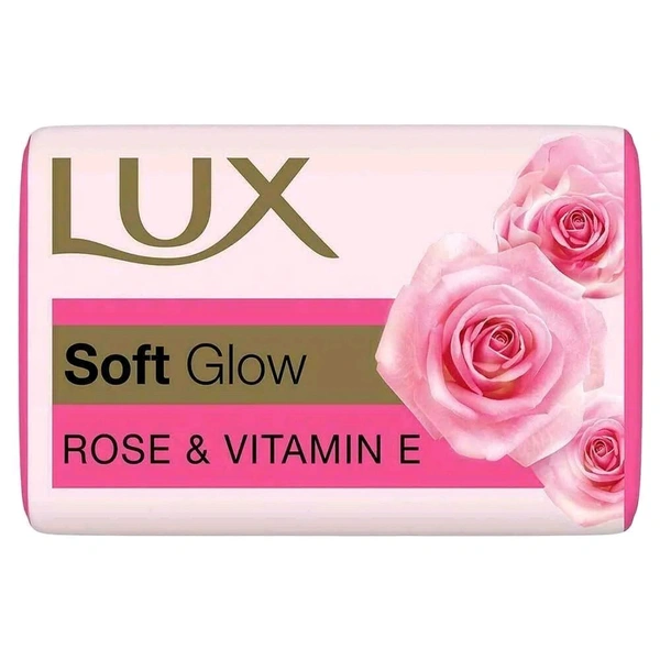 Lux Rose & Vitamin E Soft Glowing Skin Soap Bar 150g ( Pack Of 3)  - 150g