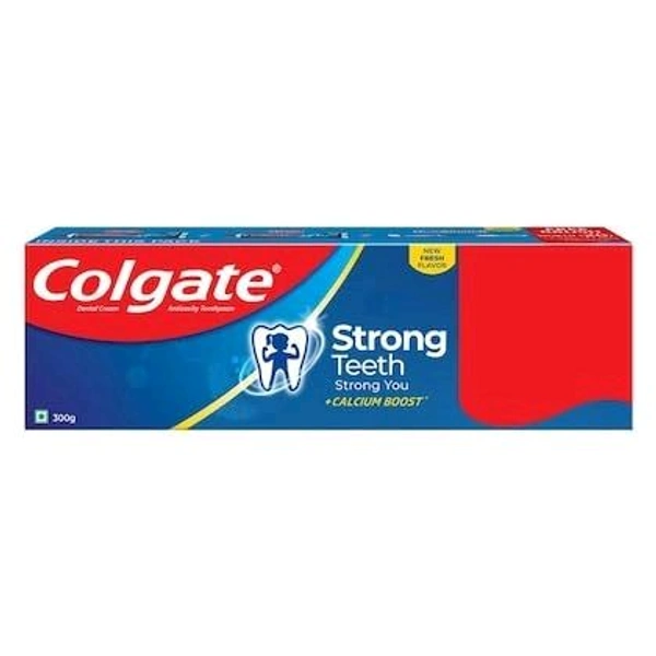 Coalgate Strong Teeth Dental Cream Toothpaste With Toothbrush 300g - 300g