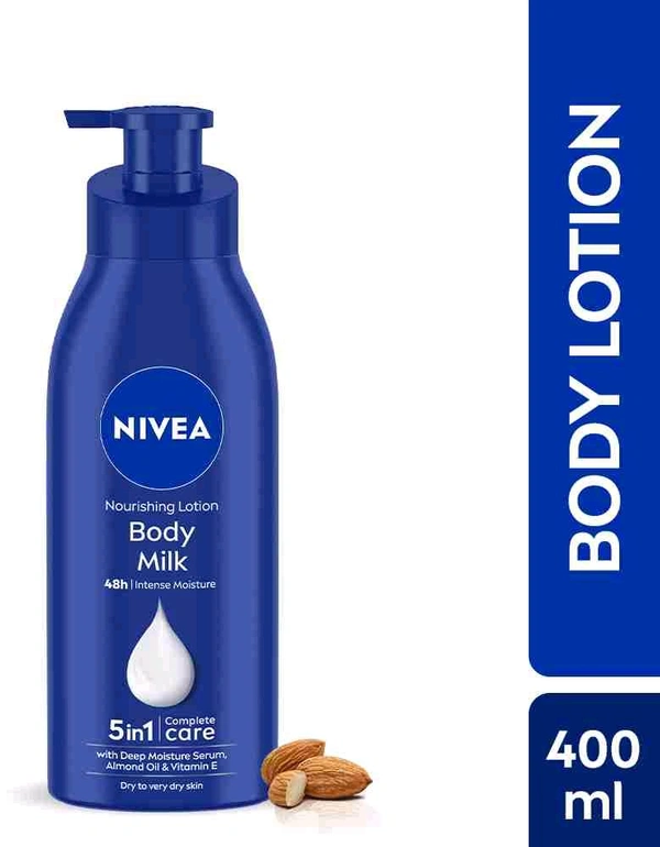 Nivea Body Milk Nourishing Lotion For Very Dry Skin 400ml - 400ml