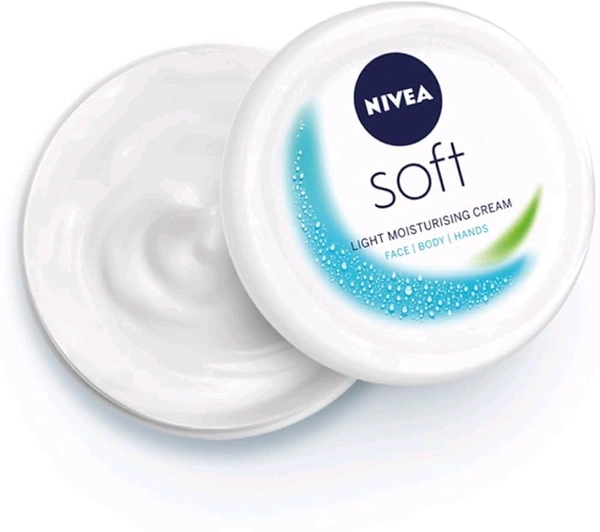 Nivea Soft Light Moisturiser Cream For Face , Hand & Body 300ml - 300ml