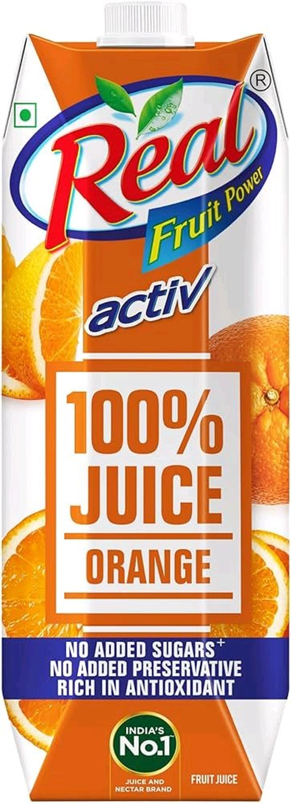 Real Active Orange Juice 1L - 1L