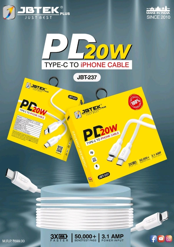 Jbtek Pd Cabile  - Black
