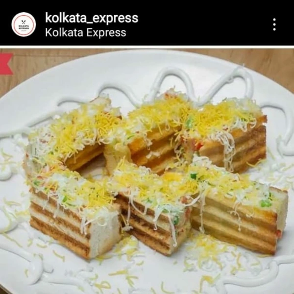 Cheese Veg Sandwich Grilled 3  Layers