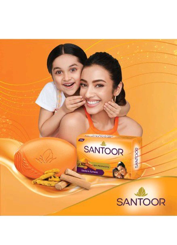 Santoor Soap - Pack OF 4×125 Grams