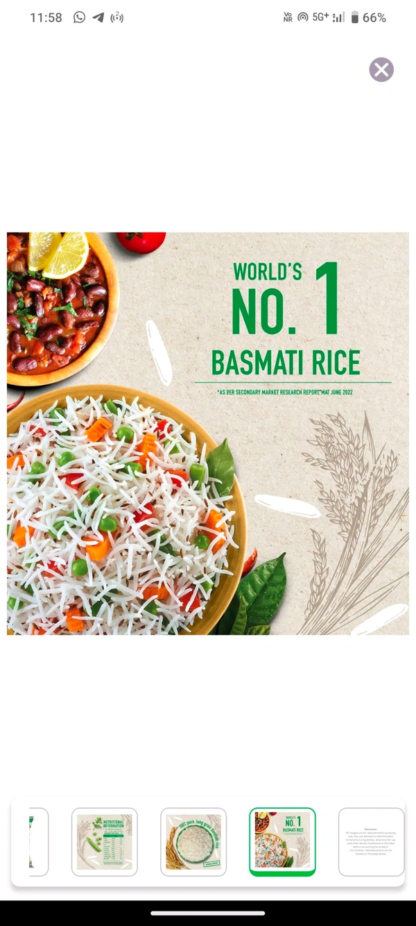 India Gate Basmati Rice Dubar -1kg