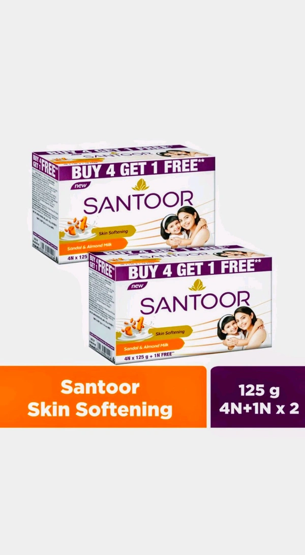Santoor Skin Softening -4N×125g