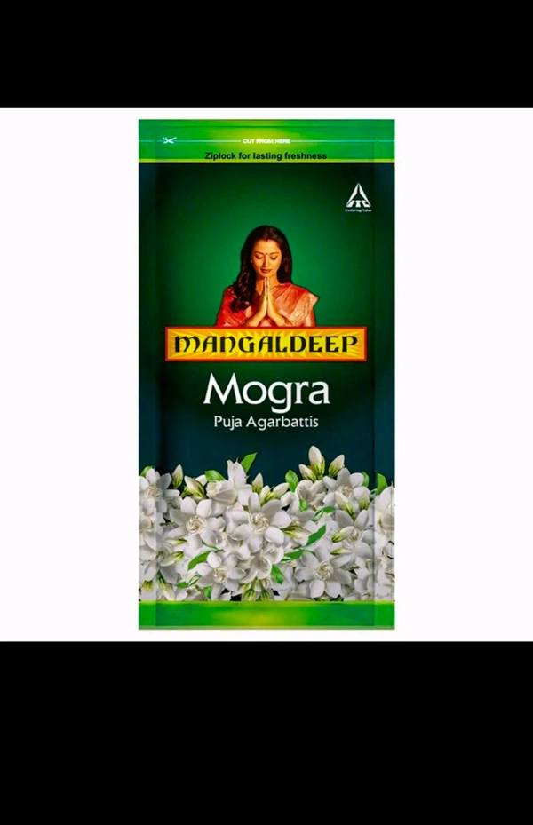 Mangaldeep Mogra Ziplock Agarbatti 108pc
