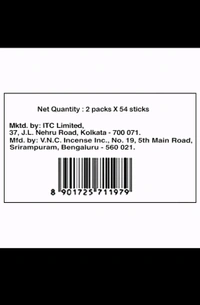 Mangaldeep Mogra Ziplock Agarbatti 108pc