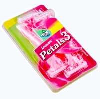 Lazer Petal 3 Women Manual Shaving Razor 3 Blades 4 pcs