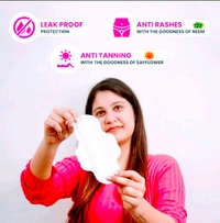 everteen XL Sanitary Pads with Neem, Safflower, Cottony-Soft Top Layer for Women - 1 Packs (20 Pads)