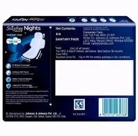 Stayfree Secure Nights Cottony Soft Comfort Sanitary Napkin 6 pads