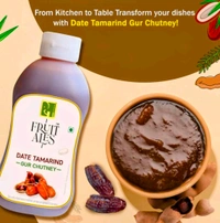 Dhampur Green Tamarind & Date Chutney, 400grams | Imli Chuhara Khatti Chutney