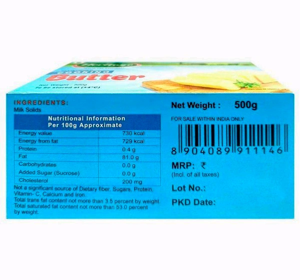 Heritage Cooking Butter 500 g (Carton)