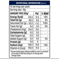 Milky Mist Salted Table Butter Chiplets 100 g (Pack)