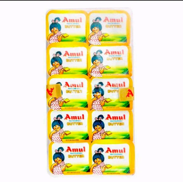 Amul School Pack Butter 100 g (Pack of 10)