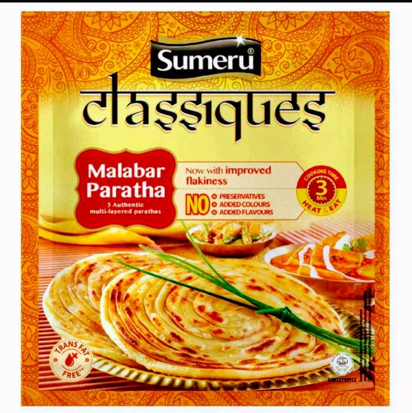 Sumeru Classiques Malabar Paratha 300 g
