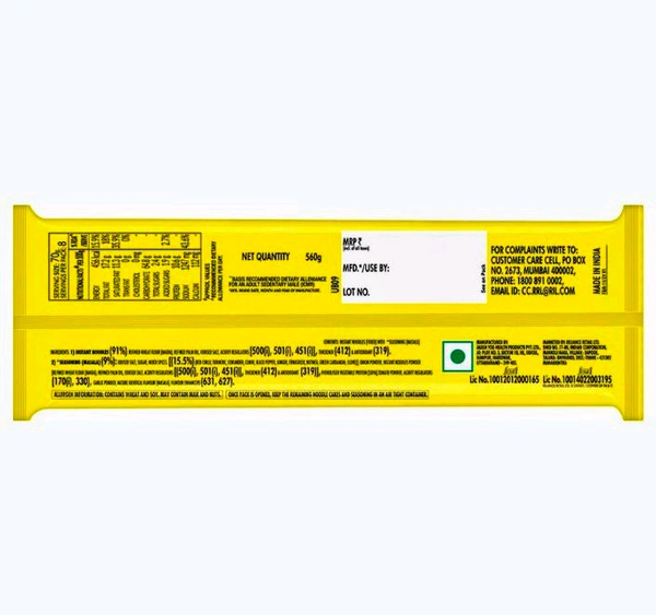 Snactac Masala Noodles 560 g (8 in 1 Pack