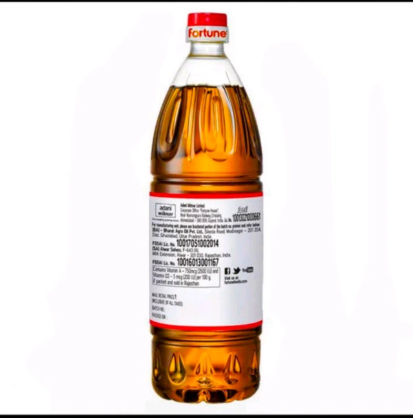 Fortune Premium Kachi Ghani Pure Mustard Oil 1 L
