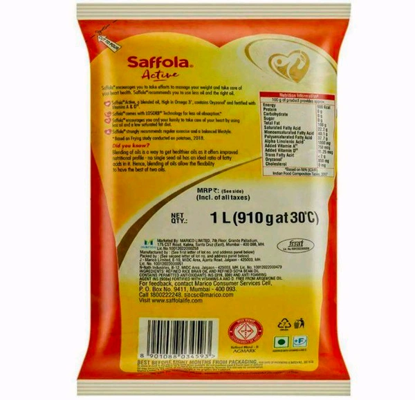 Saffola Active Pro Oil-1L