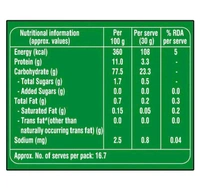 Aashirvaad MP Wheat Double Roasted Suji Rava 500 g