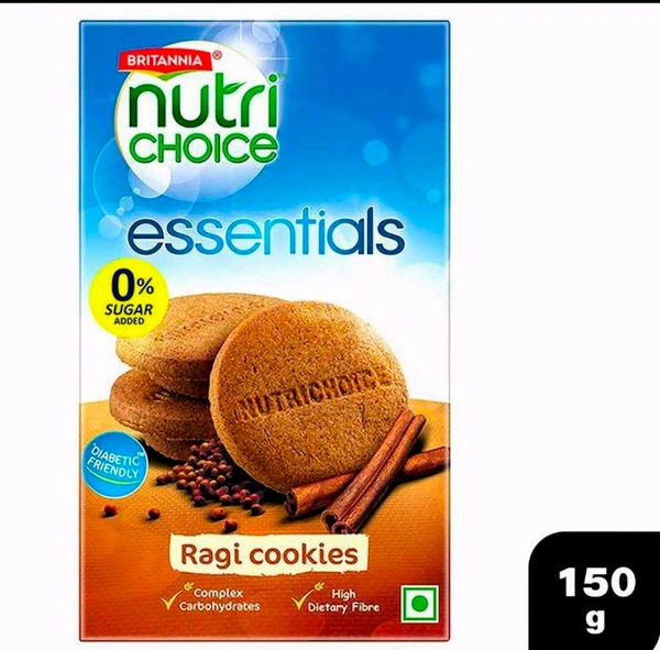Britannia NutriChoice Essentials Ragi Cookies 150 g