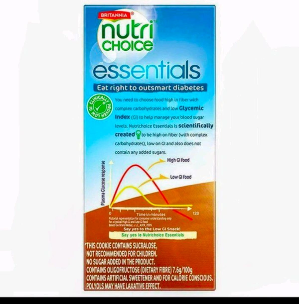 Britannia NutriChoice Essentials Ragi Cookies 150 g