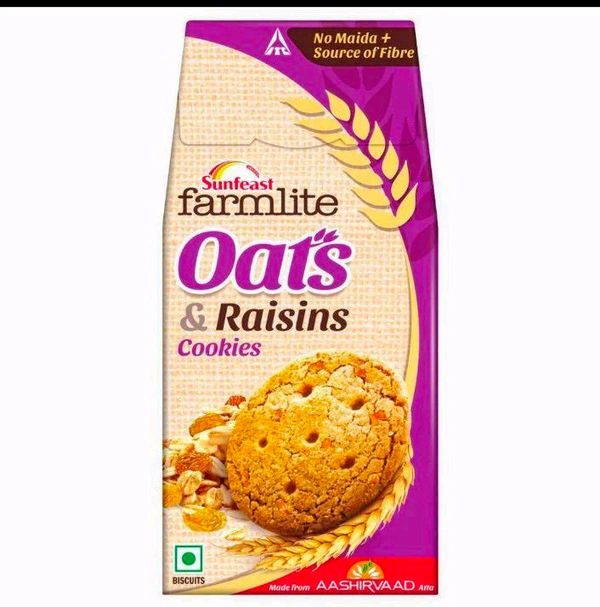 Sunfeast Farmlite Active Oats Biscuits With Raisins 150 g
