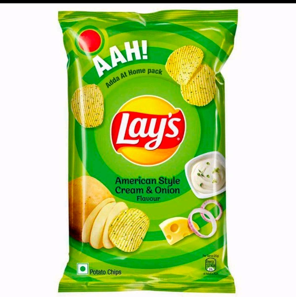 Lay's American Style Cream & Onion Potato Chips 82 g