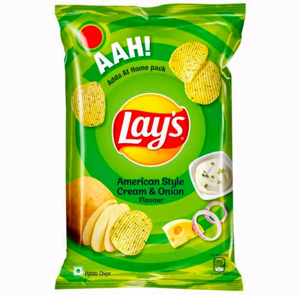 Lay's American Style Cream & Onion Potato Chips 73 g