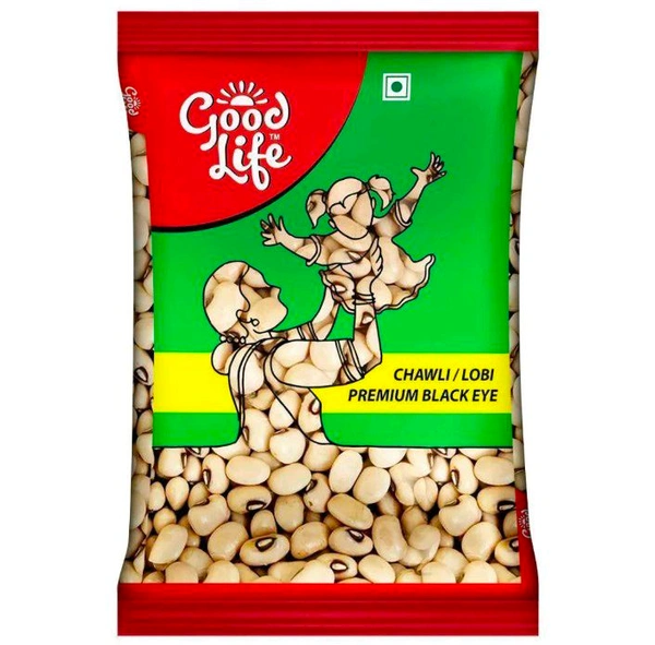 బొబ్బర్లు,Good life Chawli / Lobia Premium Black Eye Pulses 500 g