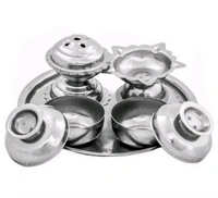 Shubhkart Nitya Steel Mini 4 In 1 Karanda Set