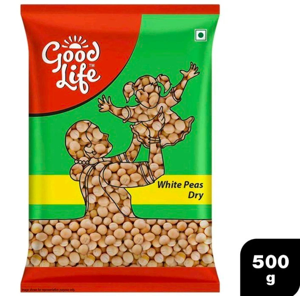 యెండినా తెల్ల బటాని,Good Life Dry White Peas 500 g