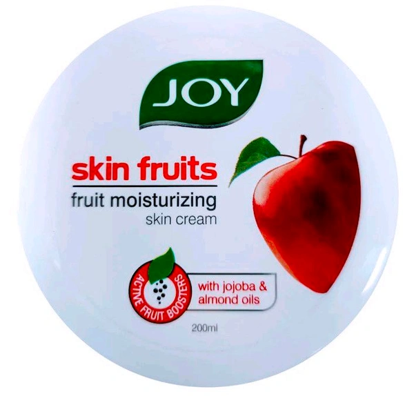 Joy Skin Fruits Fruit Moisturizing Skin Cream with Jojoba & Almond Oil 200ml