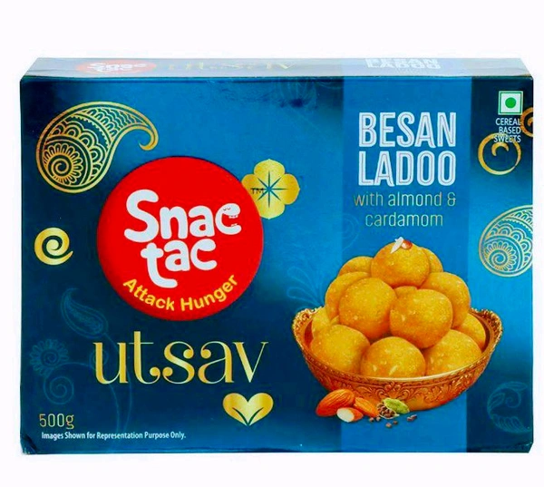 Snactac Celebrations Besan Ladoo 500 g