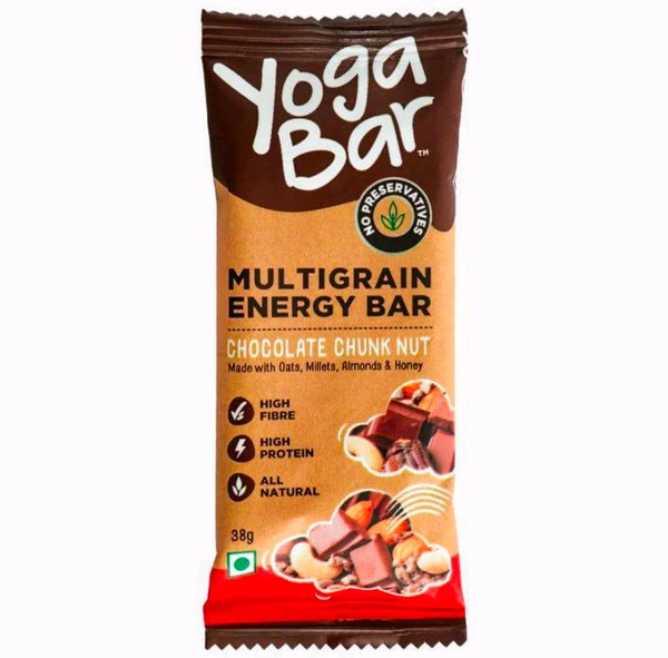 Yogabar Chocolate Multigrain Energy Bar 38 g