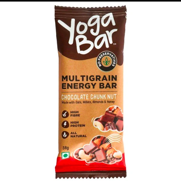 Yogabar Chocolate Multigrain Energy Bar 38 g