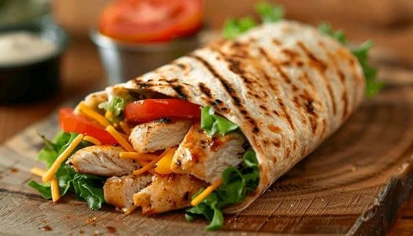 Angry Mexican Chicken Wrap