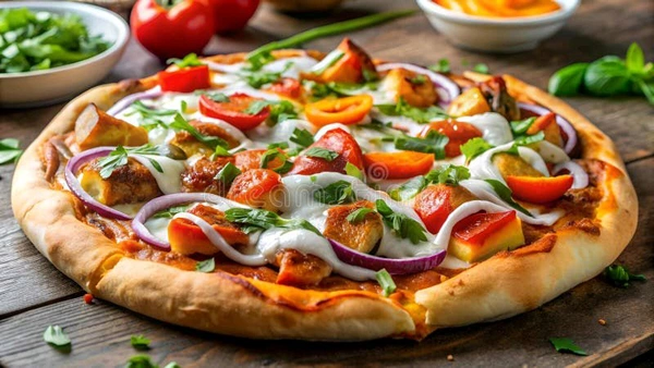 Chicken Tandoori Cheese Pizza